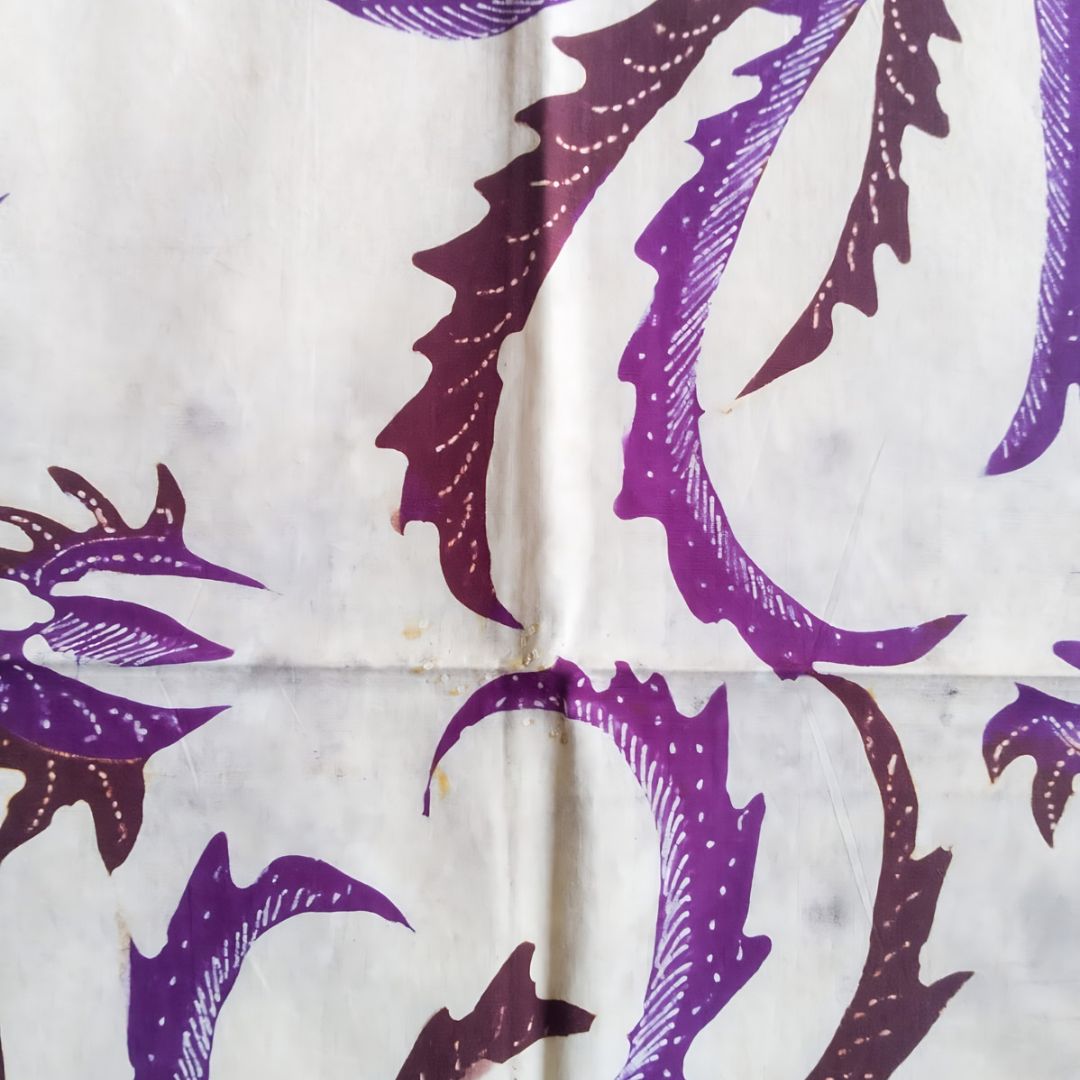 Vintage Purple Phoenix Shawl
