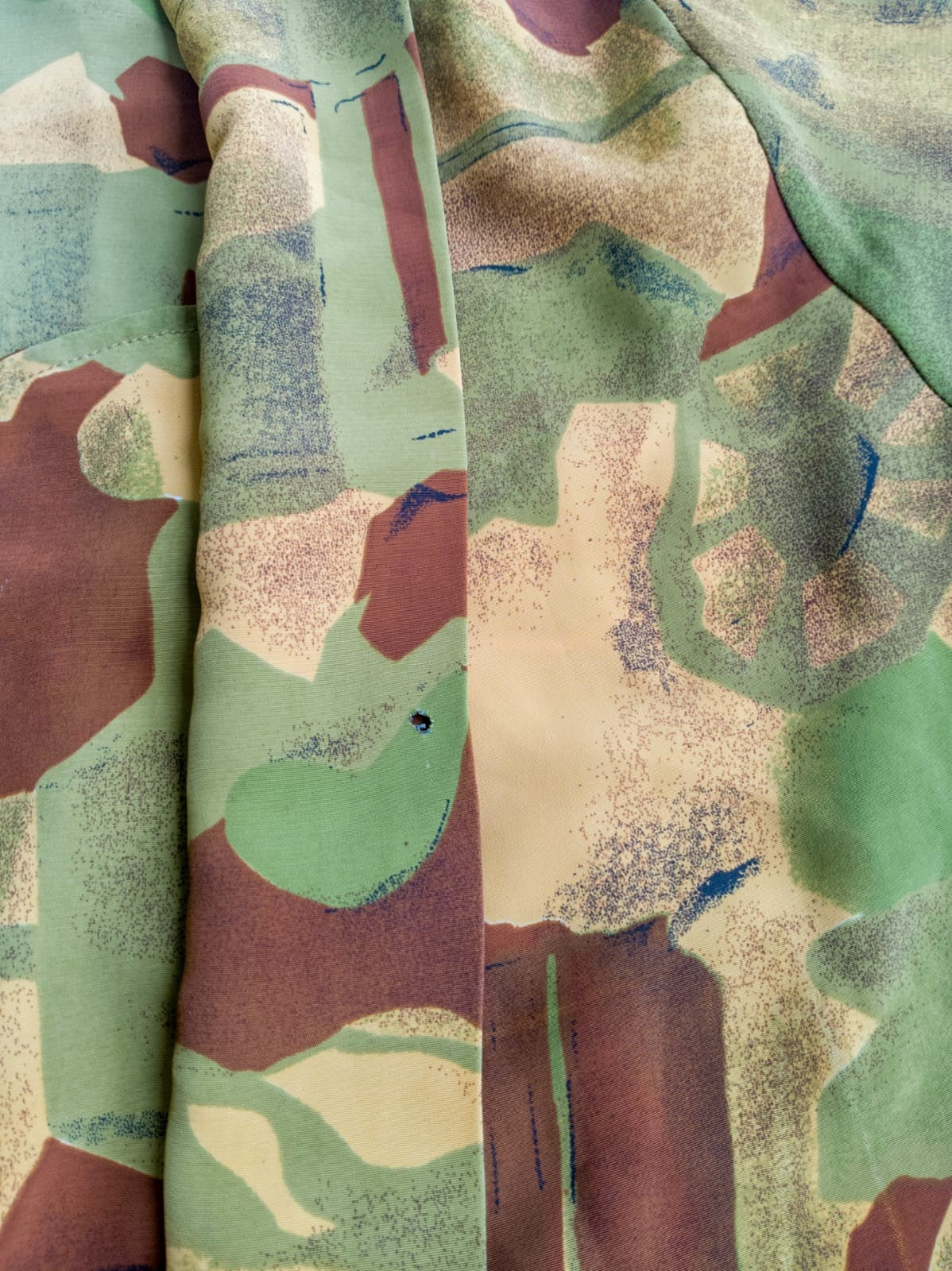 Vintage Brown Green Floral Kebaya Kutubaru