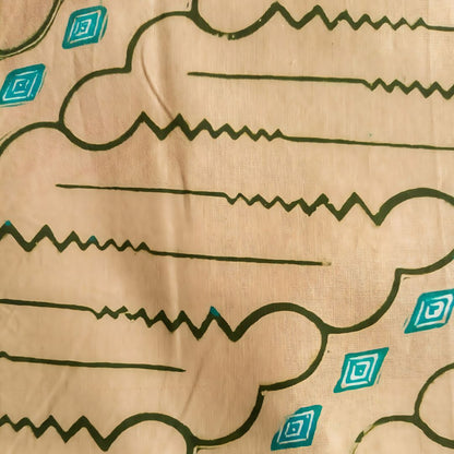 Vintage Green Parang Shawl