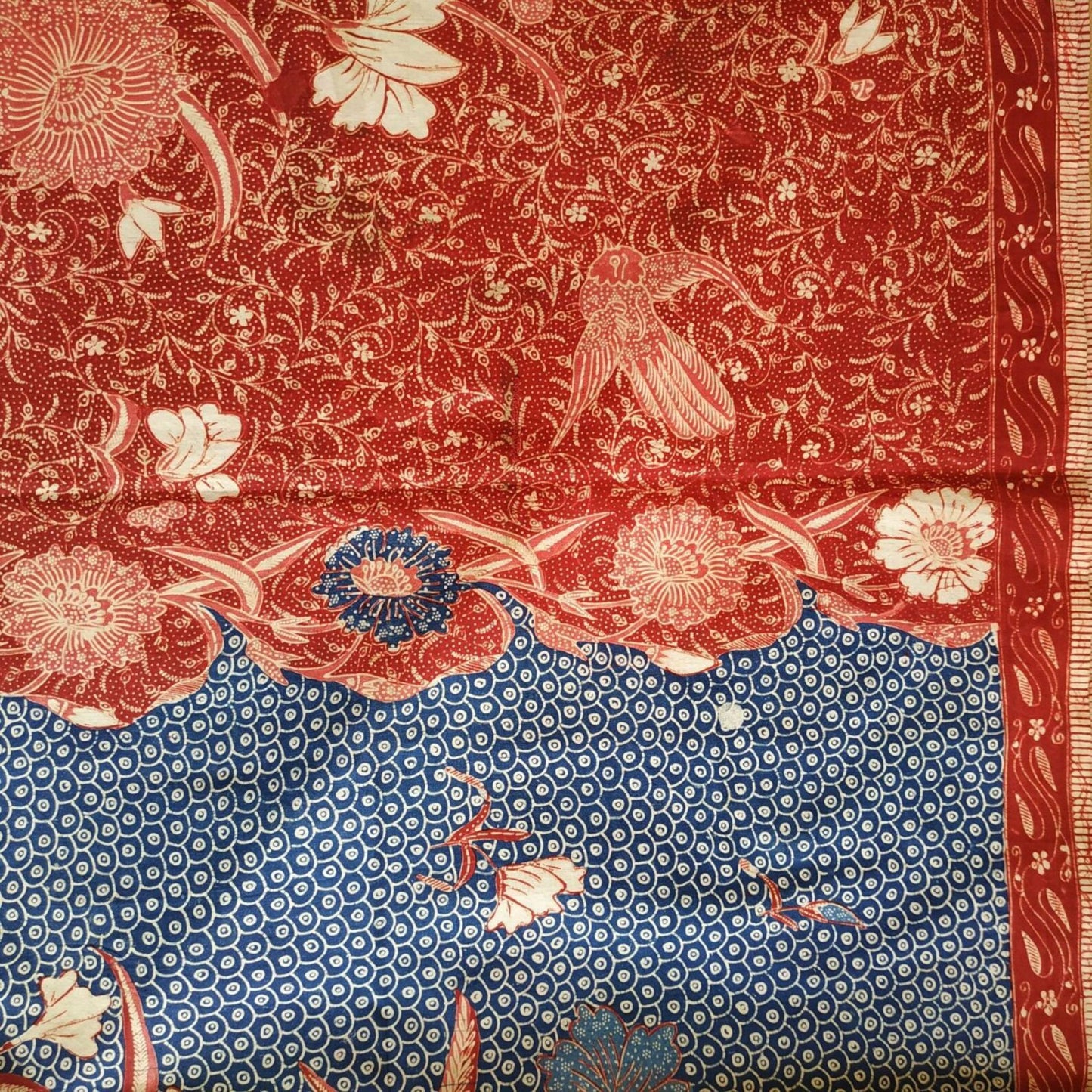 Vintage 50s Bangbiron Dutch Style Buketan Batik Saroong