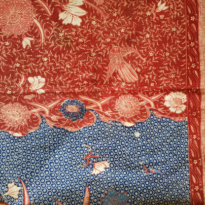 Vintage 50s Bangbiron Dutch Style Buketan Batik Saroong