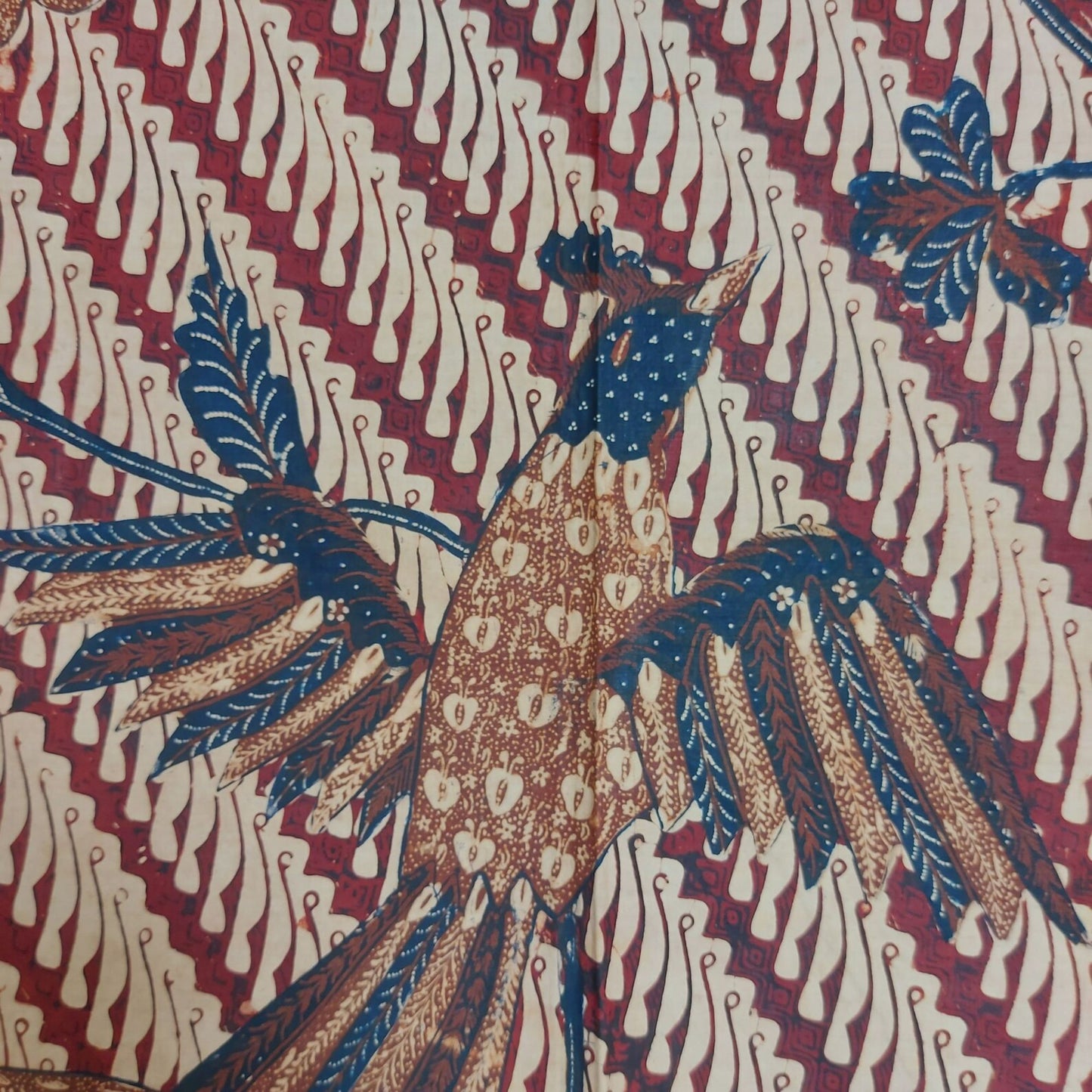 Vintage Hand Drawn Old Banyumasan Batik with Parang Motif