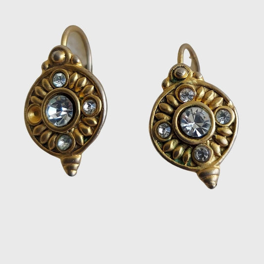 Vintage Mini Flower Stud Earrings