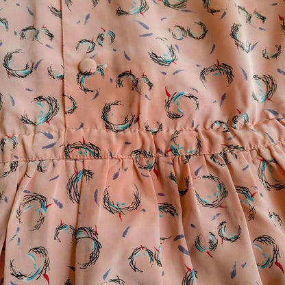 Vintage Pink Waist Dress