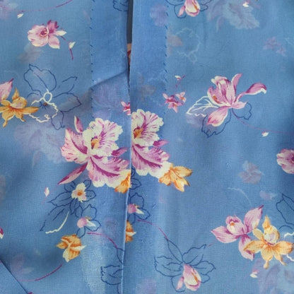 Vintage Kebaya Encim Biru Bunga
