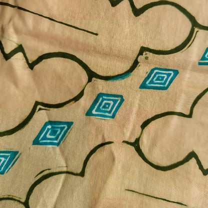 Vintage Green Parang Shawl