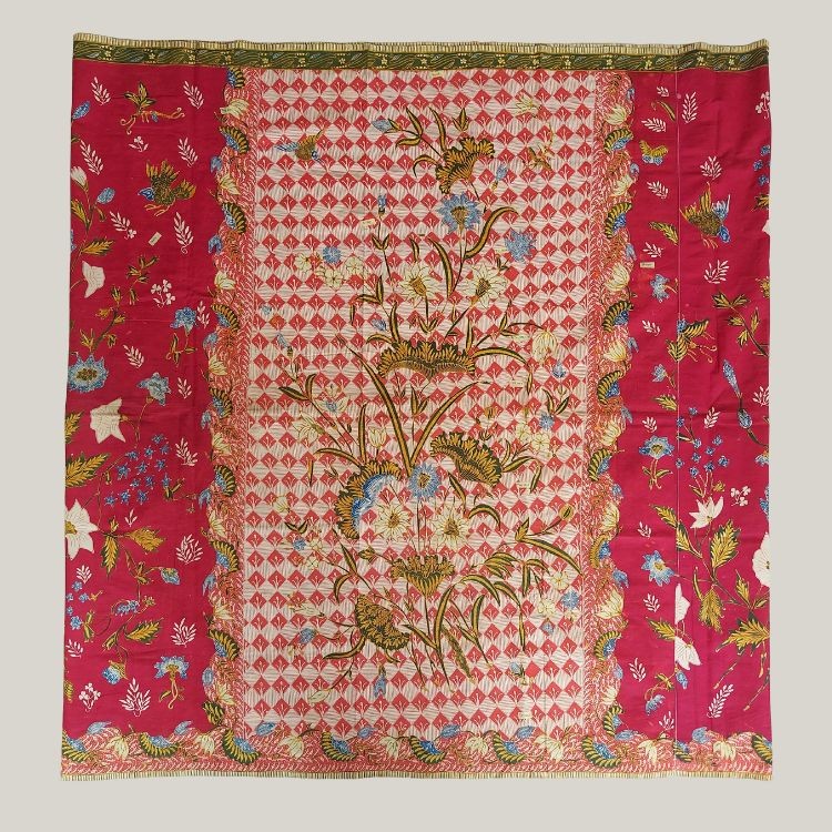 Vintage Magenta Kudus Dutch Saroong