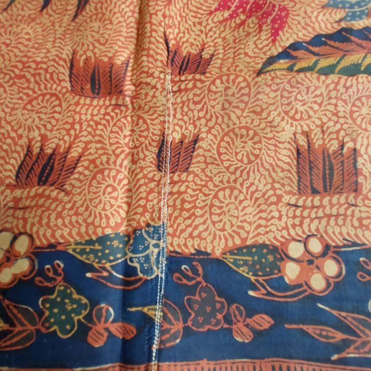 Vintage 1940’s Navy Fruit Dutch Saroong