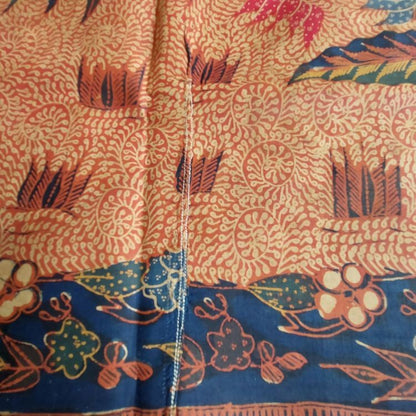 Vintage 1940’s Navy Fruit Dutch Saroong