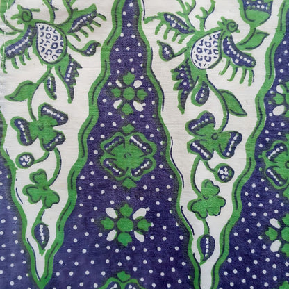 Vintage Green Parang Barong Shawl