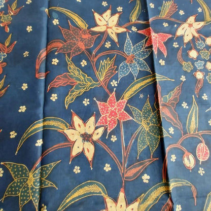 Vintage 1940’s Navy Fruit Dutch Saroong