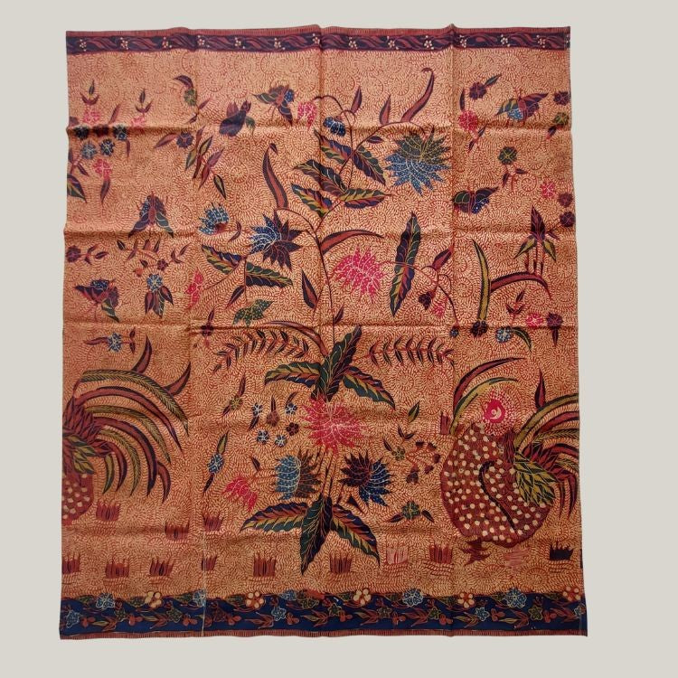 Vintage 1940’s Navy Fruit Dutch Saroong