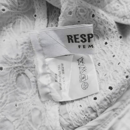 Vintage Broken White Embroidery Blouse