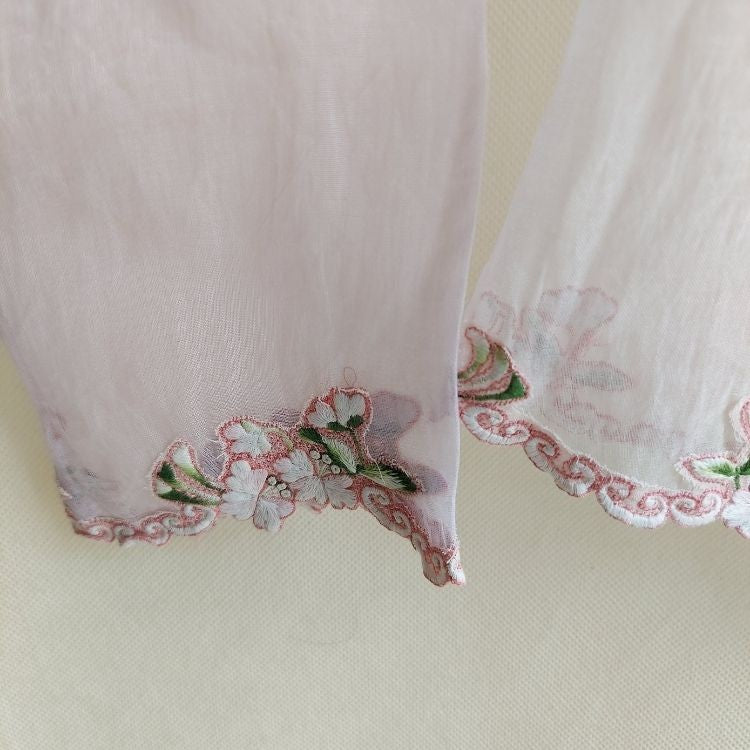 Vintage Blush Pink  Encim Kebaya
