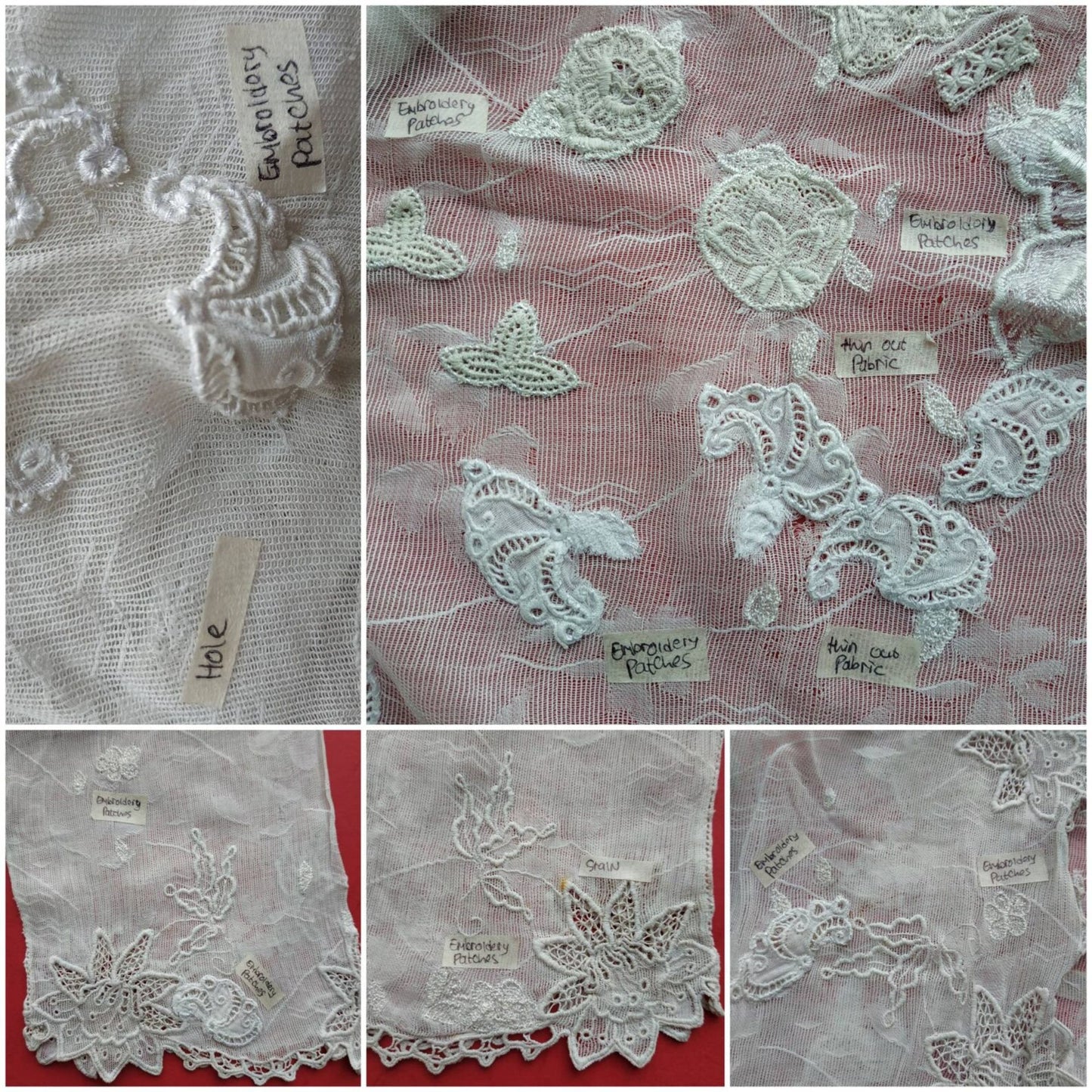 Vintage Indonesian European Lace Kebaya with Dutch Embroidery