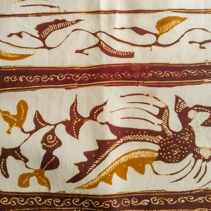 Vintage Brown Phoenix Shawl