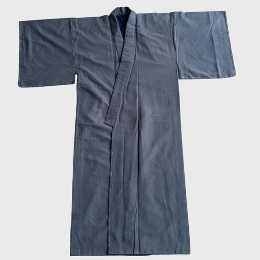 Vintage Gray Full Lining Kimono