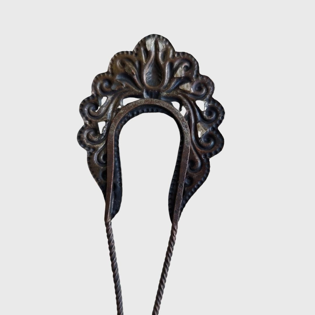 Vintage Single Black Hairpin