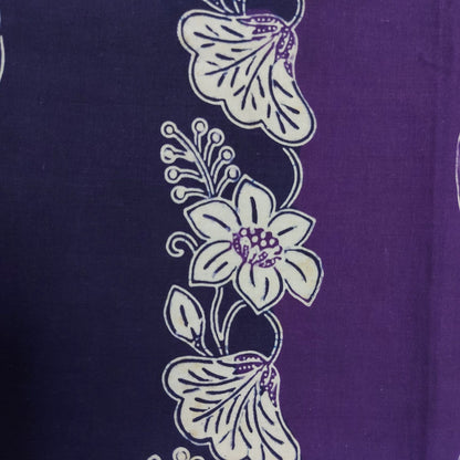 Vintage Indonesian Sarong Hand Drawn Dark Green-Off White Batik Peranakan/Encim