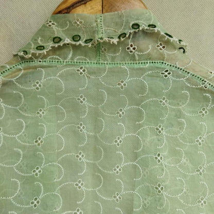 Vintage Soft Green Kebaya Rubia
