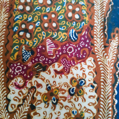 Vintage 1990s Kebumen Batik With Sirinkit Motif