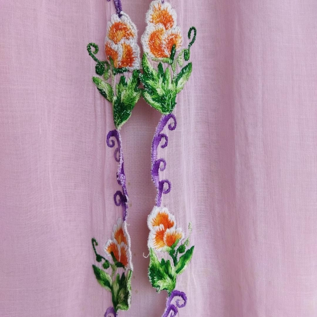 Vintage Pink Kebaya Voile