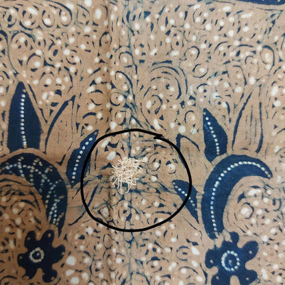 Indonesian Hand Drawn Javanese Batik Sogan Ukel with Phoenix Kain