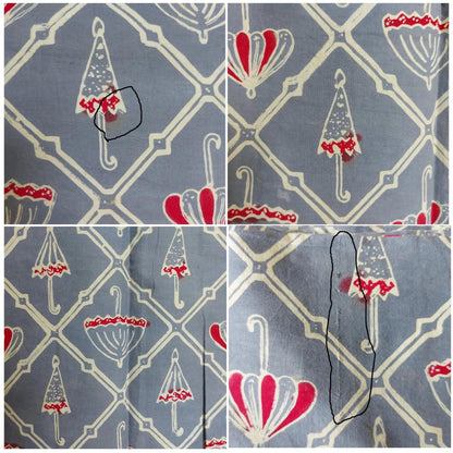 Indonesian Hand Drawn Javanese Batik with Payung (Umbrella) Motif Saroong