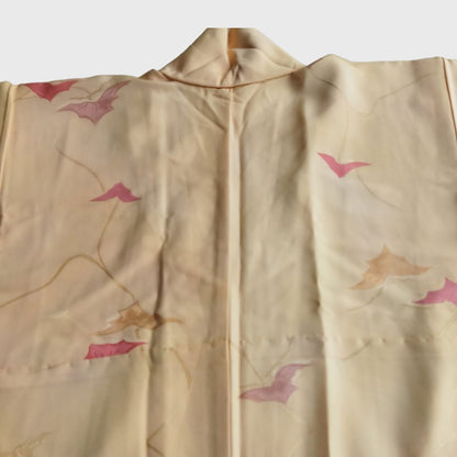 Vintage Orange Momiji Kimono