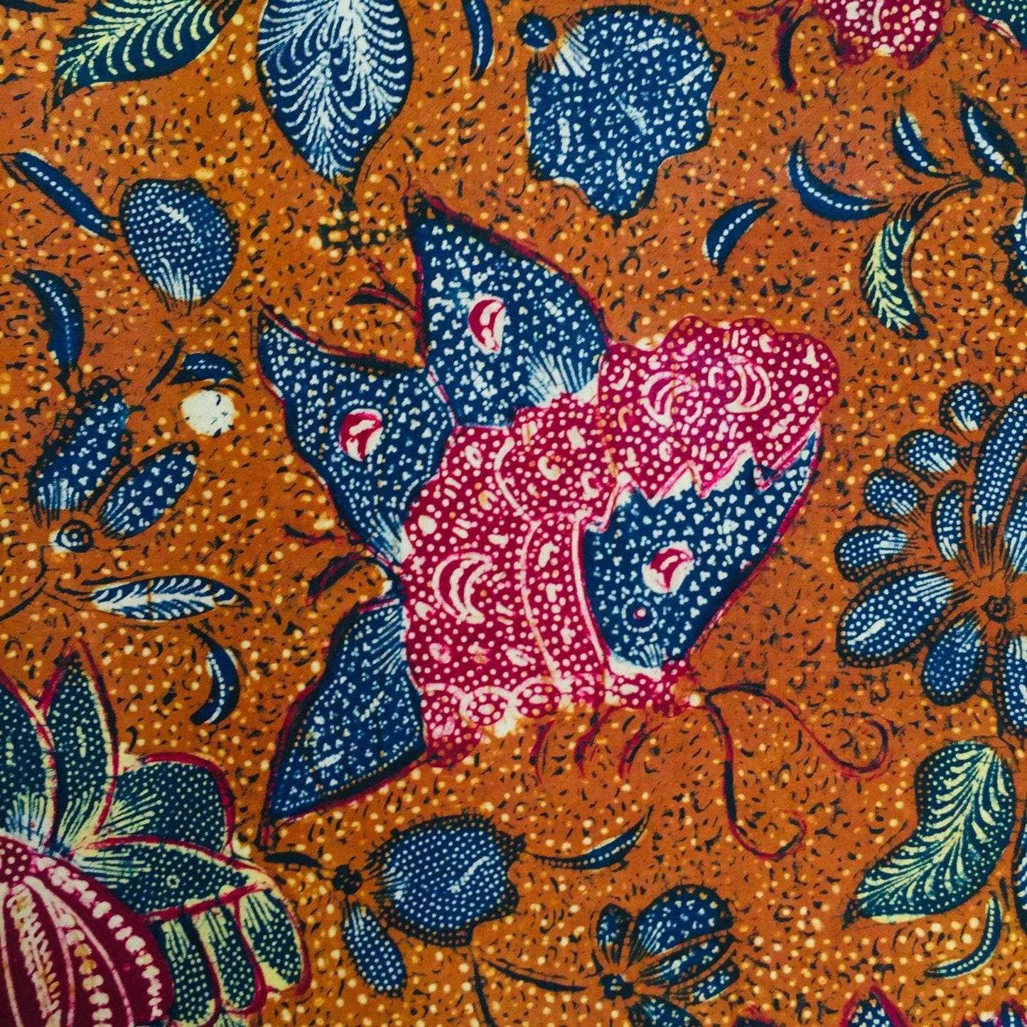 Vintage Indonesian Hand Drawn Batik Tiga Negri Sign Tjoa Tjoen Tiang Latin