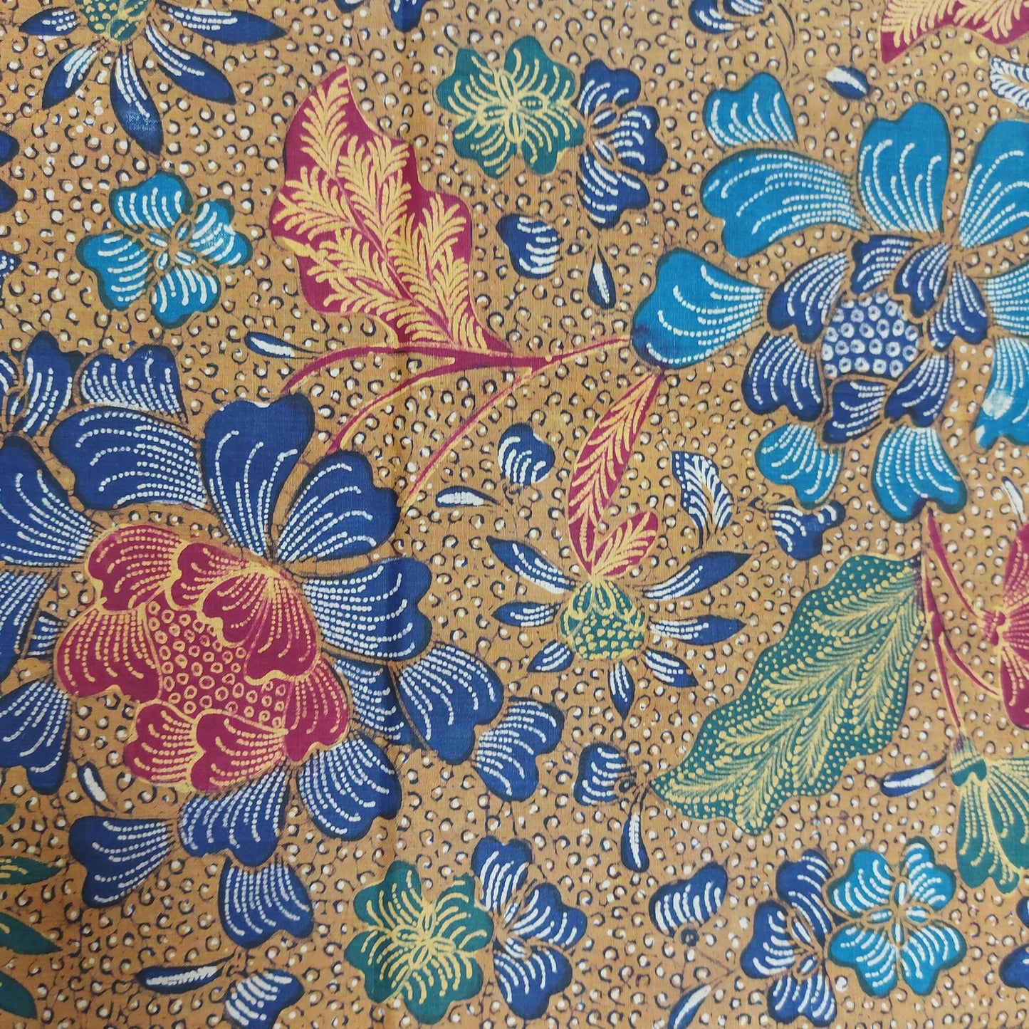Vintage Old Indonesian Hand Drawn Tiga Negri Semarangan Shawl