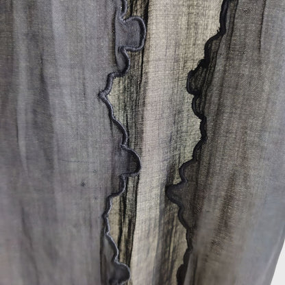 Vintage Black Simple Encim Kebaya