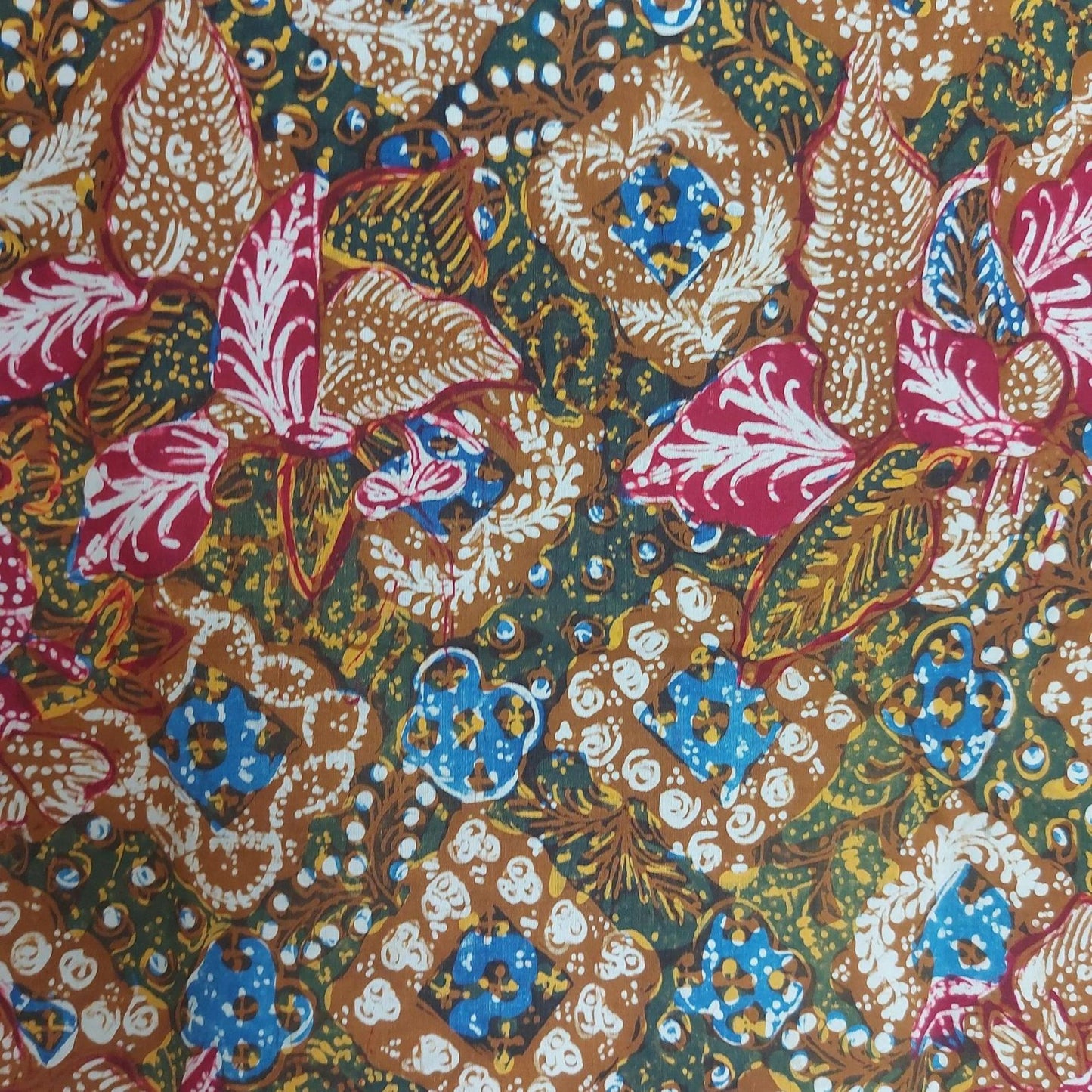 Indonesian Hand Drawn Javanese Saroong Batik Laseman