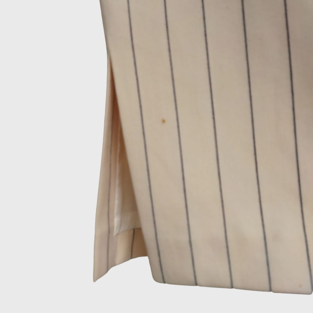 Vintage Cream Striped Skirt