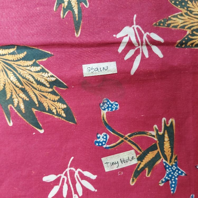 Vintage Magenta Kudus Dutch Saroong