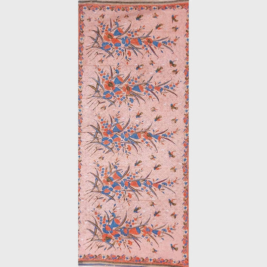 Vintage 40s Orange Galaran Dutch Encim Batik
