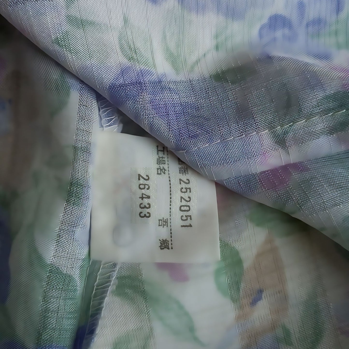 Vintage Soft Purple Floral Blouse