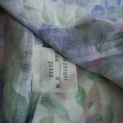 Vintage Soft Purple Floral Blouse