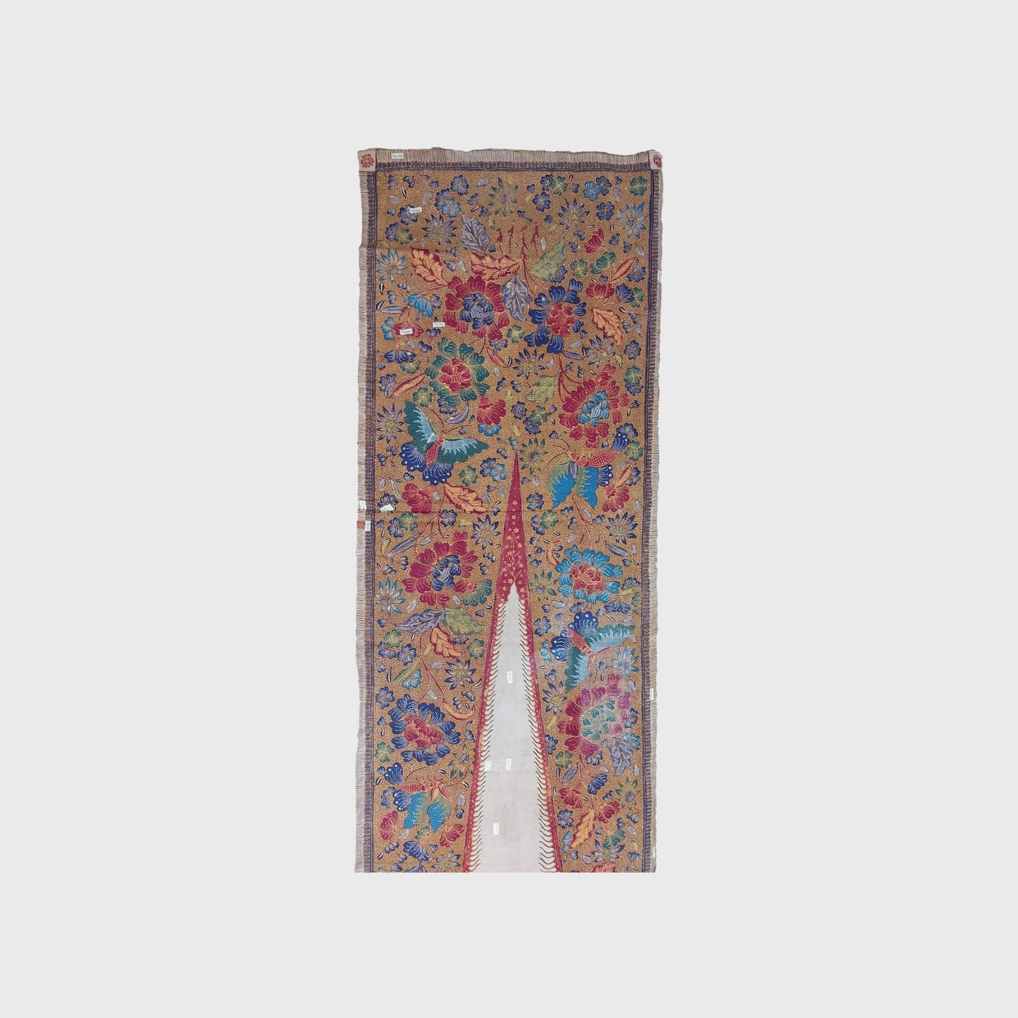 Vintage Old Indonesian Hand Drawn Tiga Negri Semarangan Shawl