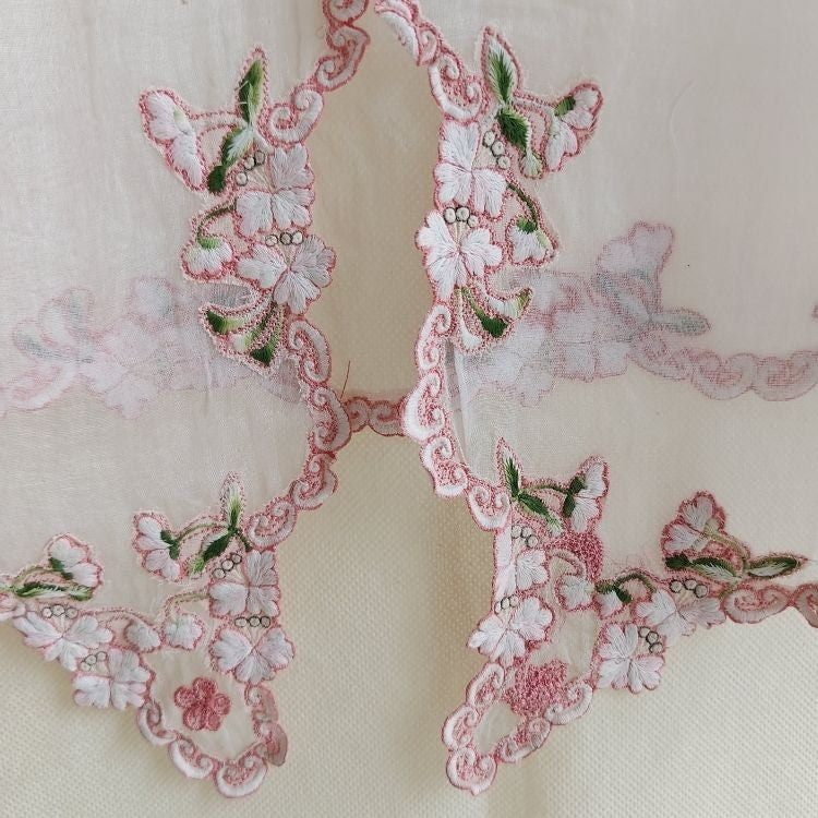Vintage Blush Pink  Encim Kebaya