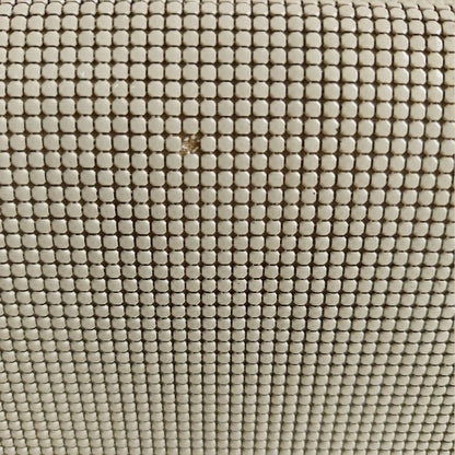 Vintage Envelope Ivory Metal Mesh Sling Bag