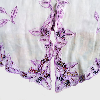 Vintage Purple Kerancang Encim Kebaya