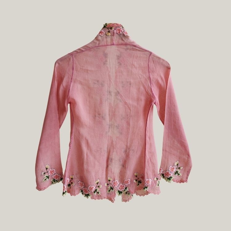 Vintage Soft Punch Pink  Encim Kebaya