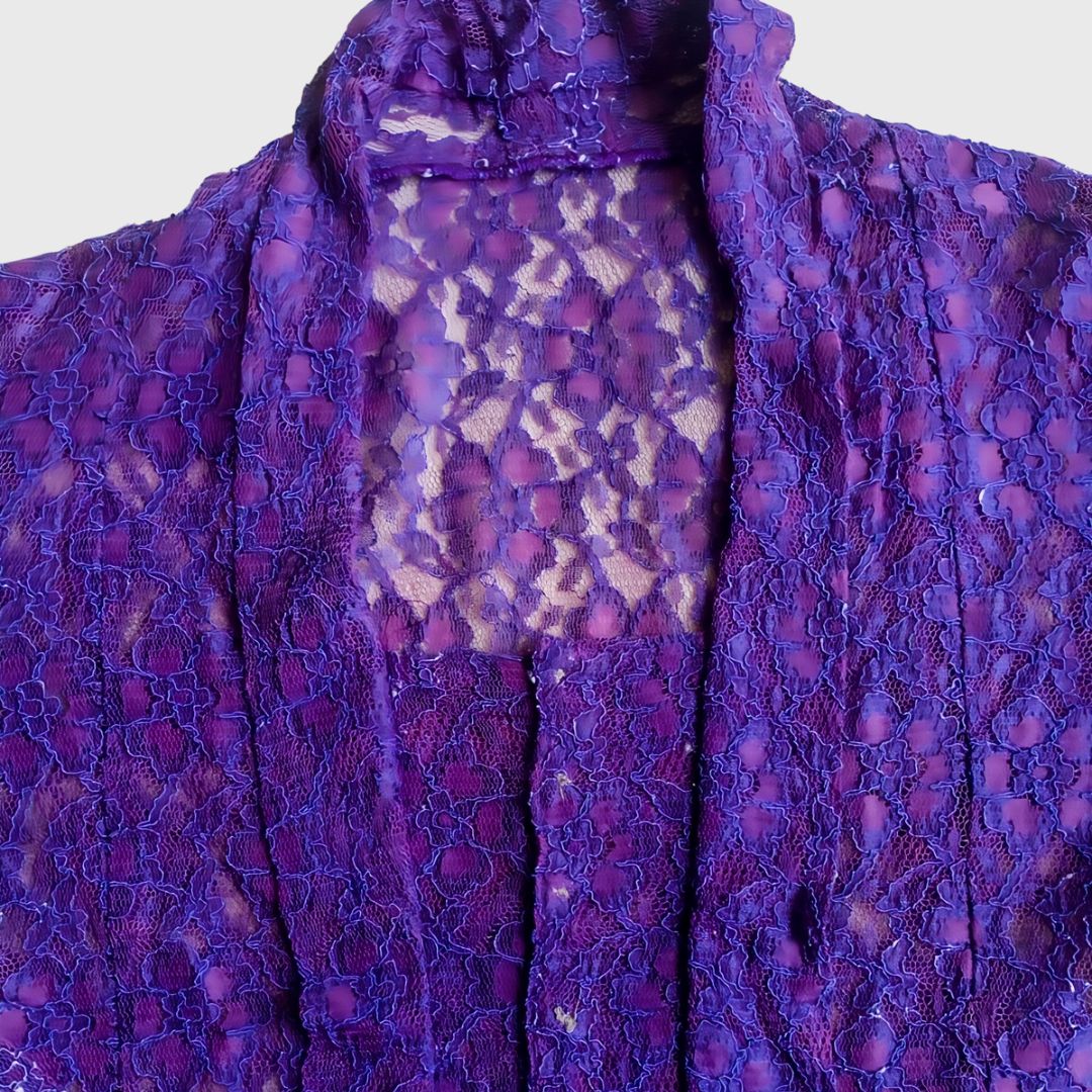 Vintage Purple Kebaya Lace