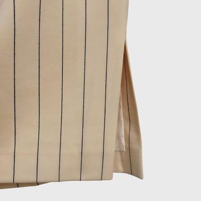 Vintage Cream Striped Skirt