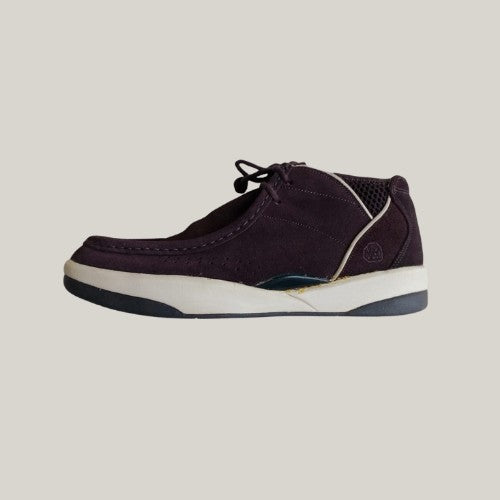 2000s Moccasin Leather Suede Dark Brown Sneakers