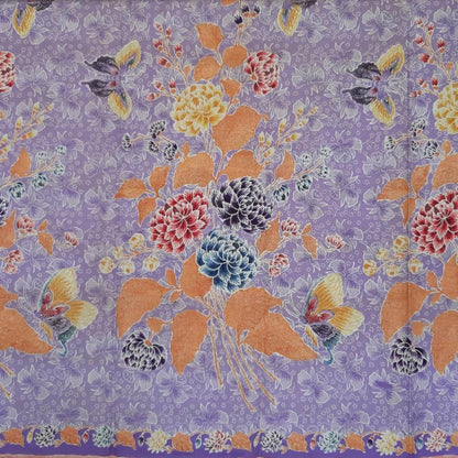Vintage Indonesian Hand Drawn Javanese Batik Saroong Kedungwoeni with Buketan Motif