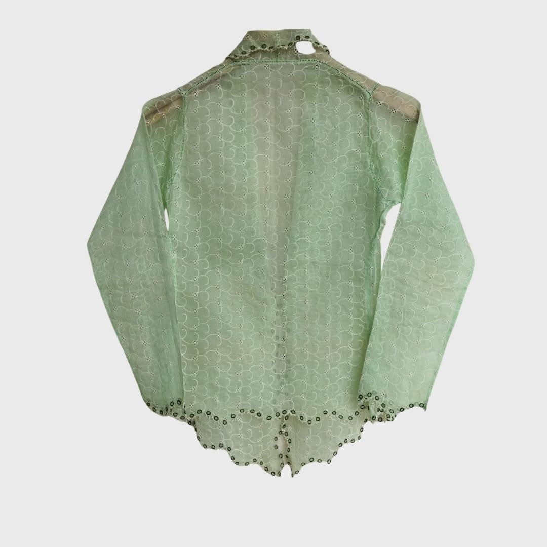 Vintage Soft Green Kebaya Rubia