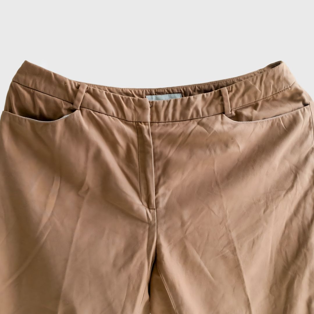 Vintage Brown Cotton Trousers
