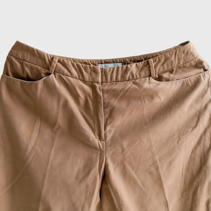 Vintage Brown Cotton Trousers